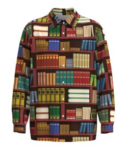 Bibliophile Library Books Bookshelf Librarian Teacher Short Sleeve Button Shirt Long Sleeve Buttons Shirt