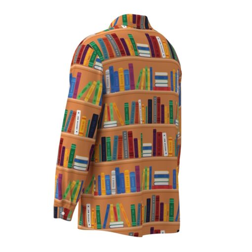 Bibliophile Library Books Bookshelf Librarian Teacher Short Sleeve Button Shirt Long Sleeve Buttons Shirt - Image 3