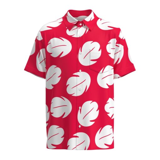 Lilo & Stitch Hawaiian Disney Inspired Short Sleeve Buttons Shirt