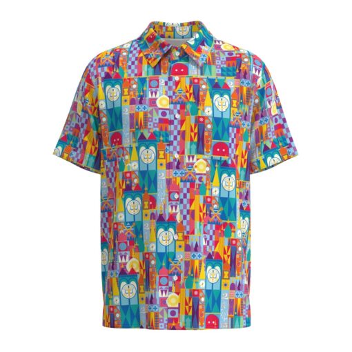 It's a Small World Disney Inspired Short Sleeve Buttons Shirt
