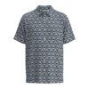 Epcot Spaceship Earth Disney Park Short Sleeve Buttons Shirt