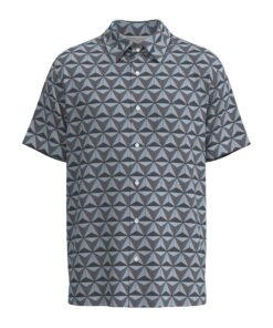 Epcot Spaceship Earth Disney Park Short Sleeve Buttons Shirt