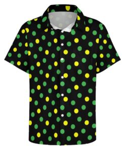Jamaica Polka Dot Short Sleeve Buttons Shirt