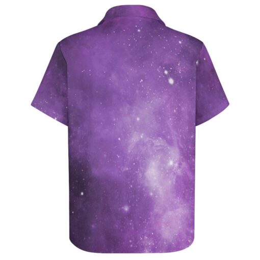 Purple Universe Dust Short Sleeve Buttons Shirt - Image 3