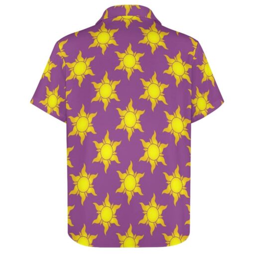 Rapunzel Tangled Sun Short Sleeve Buttons Shirt - Image 4