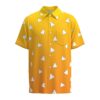 Kimetsu No Yaiba Demon Slayer Zenitsu Short Sleeve Buttons Shirt